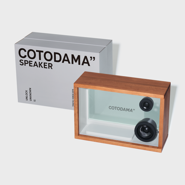 Cotodama Lyric Speaker Box Karimoku (Natural Oak Wood