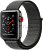 Купить Apple Watch Series 3 // 42мм GPS + Cellular // Корпус из алюминия цвета «серый космос», ремешок из плетёного нейлона чёрного цвета (MQK62)