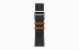 Apple Watch Series 9 Hermès // 45мм GPS+Cellular // Корпус из нержавеющей стали цвета "черный космос", ремешок Twill Jump Single Tour цвета Noir/Gold