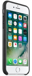 Кожаный чехол для iPhone 7/8, чёрный цвет, оригинальный Apple, оригинальный Apple