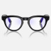 Умные очки Ray-Ban Stories Headliner (Черная глянцевая оправа, прозрачно-синие линзы)