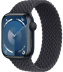 Apple Watch Series 9 // 45мм GPS // Корпус из алюминия цвета "темная ночь", плетёный монобраслет цвета "темная ночь"