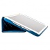 Чехол Jisoncase для iPad mini натуральная кожа со стеганым узором голубой