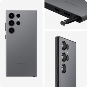 Смартфон Samsung Galaxy S23 Ultra, 12Гб/512Гб, Серый графит (Эксклюзивный цвет)