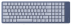 Клавиатура Lofree Flow 2, 100 клавиш, для Mac (Nebula)
