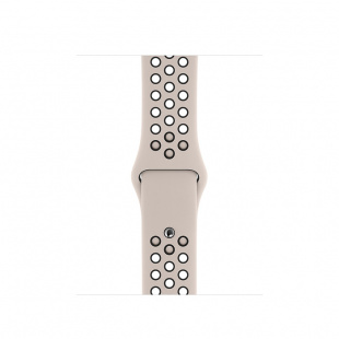 Apple Watch Series 5 // 40мм GPS // Корпус из алюминия цвета «серый космос», спортивный ремешок Nike цвета «песчаная пустыня/чёрный»