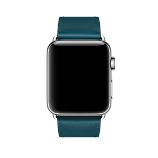 42/44 мм ремешок Simple Tour из кожи Swift цвета Colvert для Apple Watch Hermès