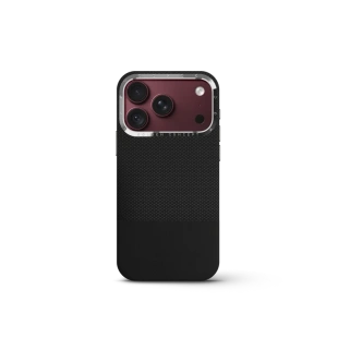 Чехол Golden Concept для iPhone 18 Pro, Vegan Leather (Black)