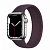 Купить Apple Watch Series 7 // 41мм GPS + Cellular // Корпус из нержавеющей стали серебристого цвета, монобраслет цвета «тёмная вишня»