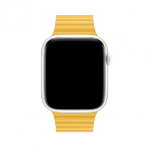 44мм M Кожаный ремешок цвета «Лимонный сироп» для Apple Watch