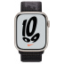 Apple Watch Series 7 // 41мм GPS + Cellular // Корпус из алюминия цвета «сияющая звезда», спортивный браслет Nike чёрного цвета