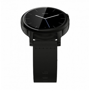 Motorola Moto 360 v2 42mm (Black Leather)