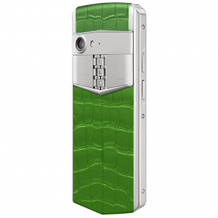 Vertu Aster P Baroque Titanium Bamboo Green Alligator