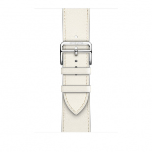41мм Ремешок Hermès Single (Simple) Tour цвета Blanc для Apple Watch