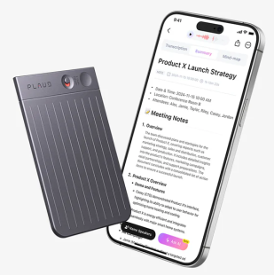 ИИ-диктофон PLAUD Note (Black/Черный)