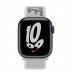 Apple Watch Series 7 // 45мм GPS // Корпус из алюминия цвета «тёмная ночь», спортивный браслет Nike цвета «снежная вершина»