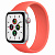 Купить Apple Watch SE // 44мм GPS + Cellular // Корпус из алюминия серебристого цвета, монобраслет цвета «Розовый цитрус» (2020)