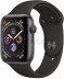 Apple Watch Series 4 // 44мм GPS // Корпус из алюминия цвета «серый космос», спортивный ремешок чёрного цвета (MU6D2)