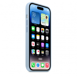 Силиконовый чехол MagSafe для iPhone 14 Pro Max, цвет Sky/Небесно-голубой