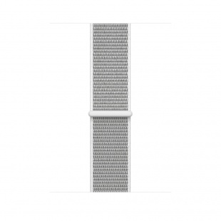 Apple Watch Series 3 // 42мм GPS + Cellular // Корпус из серебристого алюминия, ремешок из плетёного нейлона жемчужного цвета (MQK52)