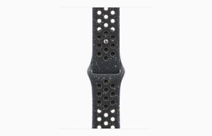 Apple Watch SE // 40мм GPS+Cellular // Корпус из алюминия серебристого цвета, спортивный ремешок Nike цвета «Полуночное небо» (2024)