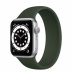 Apple Watch Series 6 // 40мм GPS // Корпус из алюминия серебристого цвета, монобраслет цвета «Кипрский зелёный»