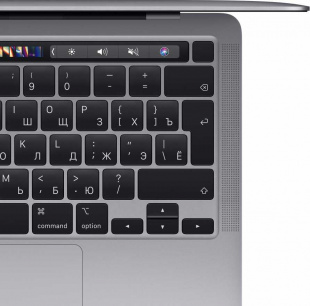 MacBook Pro 13" «Серый космос» (Custom) + Touch Bar и Touch ID // Чип Apple M1 8-Core CPU, 8-Core GPU, 16 ГБ, 2 ТБ (Late 2020)