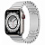 Купить Apple Watch Series 7 // 45мм GPS + Cellular // Корпус из титана, блочный браслет из нержавеющей стали серебристого цвета