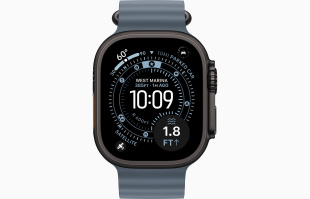 Apple Watch Ultra 3 (2025) // 49мм GPS+Cellular // Корпус из черного титана, ремешок Ocean Band синего цвета