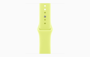 Apple Watch Series 11 // 42мм GPS // Корпус из алюминия серебристого цвета, спортивный ремешок цвета "неоновый желтый"