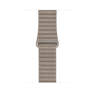 42/44мм L Кожаный ремешок бежевого цвета с магнитной застежкой для Apple Watch