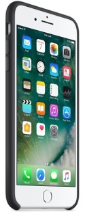Силиконовый чехол для iPhone 7+ (Plus)/8+ (Plus), чёрный цвет, оригинальный Apple