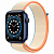 Купить Apple Watch Series 6 // 44мм GPS // Корпус из алюминия синего цвета, спортивный браслет кремового цвета