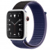 Apple Watch Series 5 // 44мм GPS + Cellular // Корпус из керамики, спортивный браслет тёмно-синего цвета