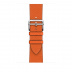 40мм Ремешок Hermès Single (Simple) Tour из кожи Epsom цвета Feu для Apple Watch