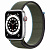 Купить Apple Watch Series 6 // 44мм GPS + Cellular // Корпус из алюминия серебристого цвета, спортивный браслет цвета «Зелёные холмы»