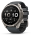 Мультиспортивные часы Garmin Fenix 9 Pro (51mm), титановый корпус, серый силиконовый ремешок (Graphite/Black)
