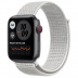 Apple Watch Series 6 // 40мм GPS + Cellular // Корпус из алюминия цвета «серый космос», спортивный браслет Nike цвета «Снежная вершина»