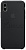 Силиконовый чехол для iPhone X / Xs, чёрный цвет, оригинальный Apple