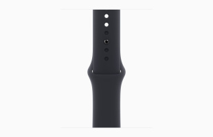 Apple Watch Series 9 // 41мм GPS // Корпус из алюминия цвета "темная ночь", спортивный ремешок цвета "темная ночь"