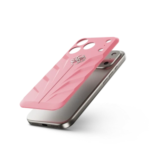 Чехол Golden Concept для iPhone 17 Pro, Magnetic Shield, Racing Sport Rubber, Miami Pink