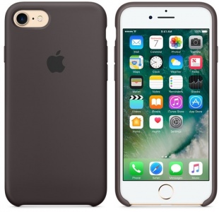 Силиконовый чехол для iPhone 7/8, цвет «тёмное какао», оригинальный Apple, оригинальный Apple