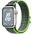 Купить Apple Watch Series 9 // 41мм GPS // Корпус из алюминия цвета "сияющая звезда", спортивный браслет Nike цвета "ярко-зеленый/синий"