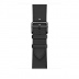 Apple Watch Series 5 Hermès // 40мм GPS + Cellular // Корпус из нержавеющей стали, ремешок Single Tour из кожи Swift цвета Noir