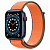Купить Apple Watch Series 6 // 44мм GPS + Cellular // Корпус из алюминия синего цвета, спортивный браслет цвета «Кумкват»