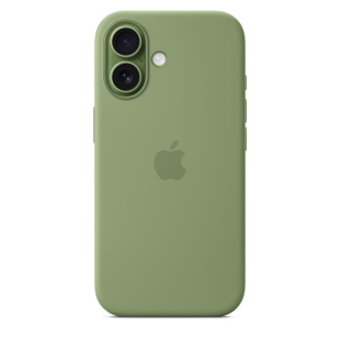 Силиконовый чехол MagSafe для iPhone 17 (Light Moss)