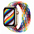 Купить Apple Watch Series 8 // 45мм GPS + Cellular // Корпус из нержавеющей стали золотого  цвета, плетёный монобраслет цвета Pride Edition