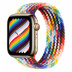 Apple Watch Series 8 // 45мм GPS + Cellular // Корпус из нержавеющей стали золотого  цвета, плетёный монобраслет цвета Pride Edition