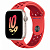 Купить Apple Watch Series 8 // 45мм GPS // Корпус из алюминия цвета "сияющая звезда", спортивный ремешок Nike цвета "ярко-малиновый/спортивный красный"