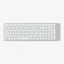 Клавиатура Lofree Flow 2, 100 клавиш, для Mac (Silver)
